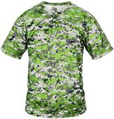 Badger B-Core Digital Camo Placket Baseball Shirt Badger B-Core Digital Camo Placket Baseball Shirt