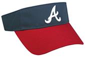 MLB Pre-Curved Atlanta Braves Visor MLB Pre-Curved Atlanta Braves Visor