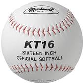 Markwort 16" KT16 Large Leather Cover Softballs Markwort 16" KT16 Large Leather Cover Softballs