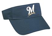 MLB Pre-Curved Milwaukee Brewers Visor MLB Pre-Curved Milwaukee Brewers Visor