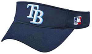 MLB Pre-Curved Tampa Bay Devil Rays Visor