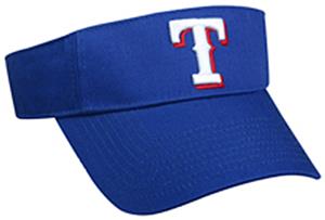 MLB Pre-Curved Texas Rangers Visor