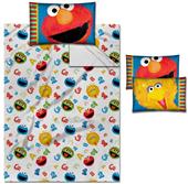 Northwest Sesame St Big Chalk Fun Twin Sheet Set