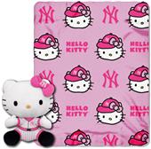 MLB New York Yankees/Hello Kitty Hugger Throw MLB New York Yankees/Hello Kitty Hugger Throw