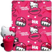 NFL Carolina Panthers/Hello Kitty Hugger Throw