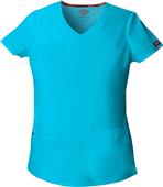 Dickies Women's Junior Fit V-Neck Scrub Top Dickies Women's Junior Fit V-Neck Scrub Top