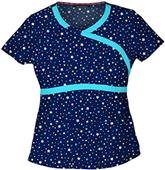 Heartsoul Starlet Mock Wrap Scrub Top