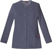 Dickies Women's Jr Fit Snap Front Warm-Up Jacket Dickies Women's Jr Fit Snap Front Warm-Up Jacket