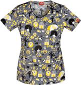 Dickies Junior Fit V-Neck Small Things Scrub Top