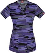 Dickies Women's Jr Fit V-Neck Standout Scrub Top