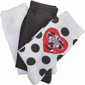 Cherokee Spotty Dotty Womens Assorted Socks 3PK
