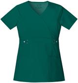 Cherokee Junior Fit Mock Wrap Scrub Top Cherokee Junior Fit Mock Wrap Scrub Top