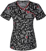 Runway Women's Annika Wester Mock Wrap Scrub Top