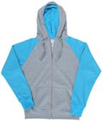 J America Ladies Contrast Glitter Zip Hoodie J America Ladies Contrast Glitter Zip Hoodie