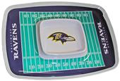NFL Baltimore Ravens Chip & Dip Tray NFL Baltimore Ravens Chip & Dip Tray