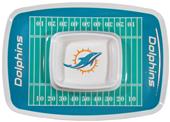 NFL Miami Dolphins Chip & Dip Tray NFL Miami Dolphins Chip & Dip Tray