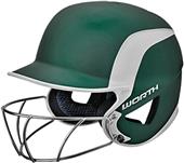 Worth LEGIT FP Batting Helmet w/Wire Guard-NOCSAE