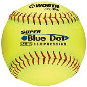 Worth 12" Blue Dot ProTac Slowpitch Softballs Worth 12" Blue Dot ProTac Slowpitch Softballs