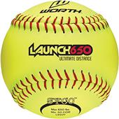 Worth 12" Launch 650 Ultimate Distance Softballs