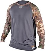 Louisville Slugger Compression Raglan Camo Shirt