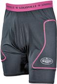Louisville Slugger Womens Gold Shield Slide Shorts