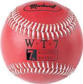 Markwort 9" Color Coded Weighted Leather Baseballs Markwort 9" Color Coded Weighted Leather Baseballs