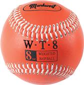 Markwort 9" Color Coded Weighted Leather Baseballs
