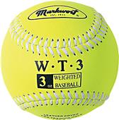 Markwort 9" Color Coded Weighted Leather Baseballs