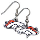 Silver Moon Denver Broncos Short Dangle Earrings Silver Moon Denver Broncos Short Dangle Earrings