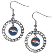 Silver Moon NFL Denver Broncos CZ Earrings Silver Moon NFL Denver Broncos CZ Earrings
