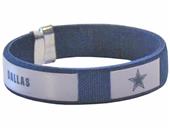 Silver Moon NFL Dallas Cowboys Woven Cuff Bracelet Silver Moon NFL Dallas Cowboys Woven Cuff Bracelet