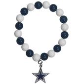 Silver Moon NFL Dallas Cowboys Bead Bracelet