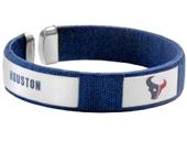 Silver Moon NFL Houston Texans Woven Cuff Bracelet Silver Moon NFL Houston Texans Woven Cuff Bracelet