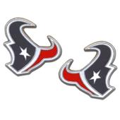 Silver Moon NFL Houston Texans Stud Earrings Silver Moon NFL Houston Texans Stud Earrings