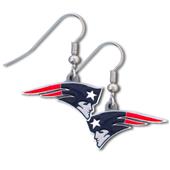 Silver Moon NFL Patriots Short Dangle Earrings Silver Moon NFL Patriots Short Dangle Earrings