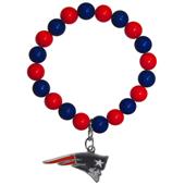Silver Moon NFL New England Patriots Bead Bracelet Silver Moon NFL New England Patriots Bead Bracelet