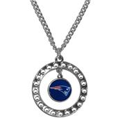 Silver Moon NFL New England Patriots CZ Necklace Silver Moon NFL New England Patriots CZ Necklace