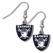 Silver Moon Oakland Raiders Short Dangle Earrings Silver Moon Oakland Raiders Short Dangle Earrings