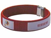 Silver Moon NFL Redskins Woven Cuff Bracelet Silver Moon NFL Redskins Woven Cuff Bracelet