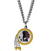 Silver Moon NFL Washington Redskins Charm Necklace Silver Moon NFL Washington Redskins Charm Necklace