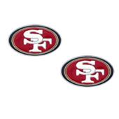 Silver Moon NFL San Francisco 49ers Stud Earrings