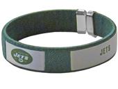 Silver Moon NFL New York Jets Woven Cuff Bracelet Silver Moon NFL New York Jets Woven Cuff Bracelet