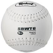 Markwort 12" Color Coded Weighted Leather Softball Markwort 12" Color Coded Weighted Leather Softball