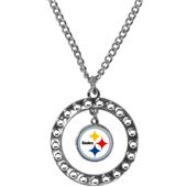 Silver Moon NFL Pittsburgh Steelers CZ Necklace Silver Moon NFL Pittsburgh Steelers CZ Necklace