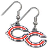 Silver Moon Chicago Bears Short Dangle Earrings Silver Moon Chicago Bears Short Dangle Earrings