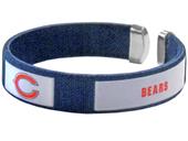 Silver Moon NFL Chicago Bears Woven Cuff Bracelet Silver Moon NFL Chicago Bears Woven Cuff Bracelet