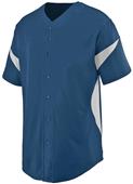 Augusta Wheel House Button Up Baseball Jersey Augusta Wheel House Button Up Baseball Jersey