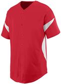 Augusta Wheel House Button Up Baseball Jersey Augusta Wheel House Button Up Baseball Jersey