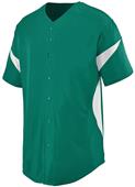 Augusta Wheel House Button Up Baseball Jersey Augusta Wheel House Button Up Baseball Jersey