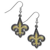 Silver Moon NFL Saints Short Dangle Earrings Silver Moon NFL Saints Short Dangle Earrings